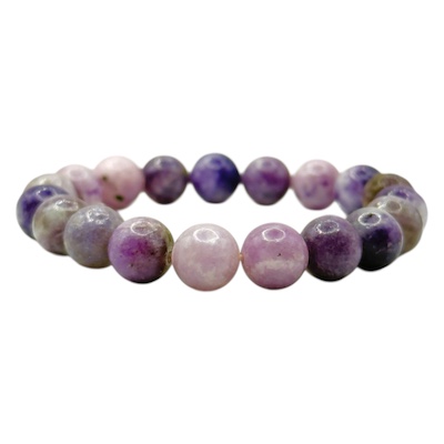 10mm Lepidolite Bead Bracelet